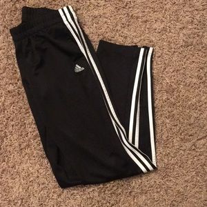 Adidas climalite pants, zipper ankle